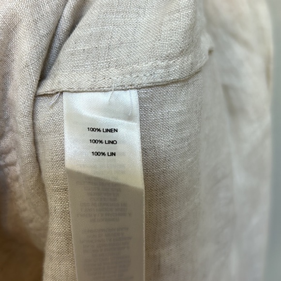 Chico’s Sequined-Lapel Linen Blazer, size 1 (US size 8/ medium) - Picture 7 of 9